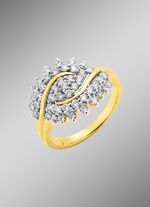 Damenring  mit 45 Brillanten 