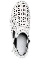 Gemini, sommerliche Damen-Boots, Weite G, mit herausnehmbarem Fussbett WEISS-SCHWARZ