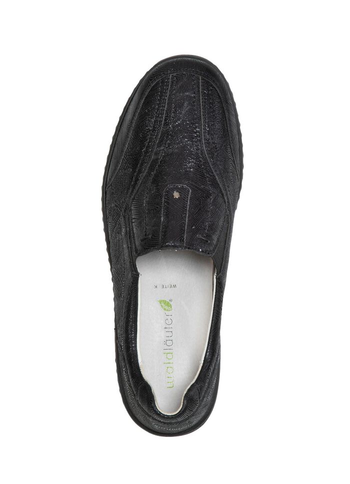 Waldl&auml;ufer, komfortable Damen-Slipper, Weite K, mit herausnehmbarem Fussbett 