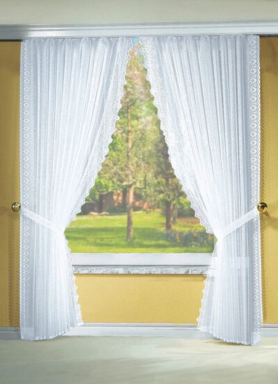 Raffvorhang-Garnitur mit Faltenband 