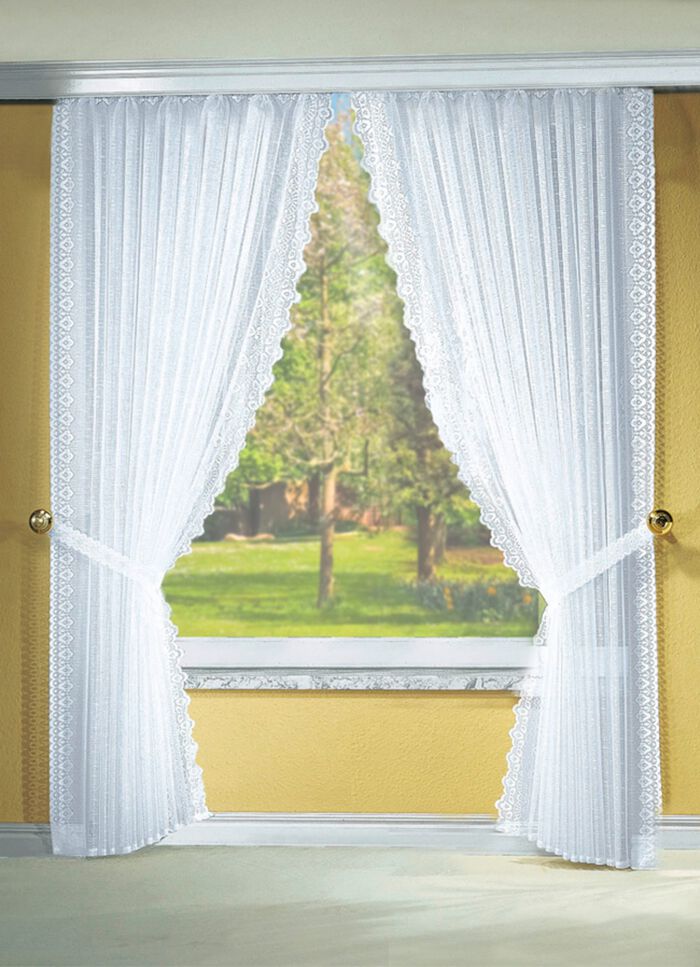 Raffvorhang-Garnitur mit Faltenband 