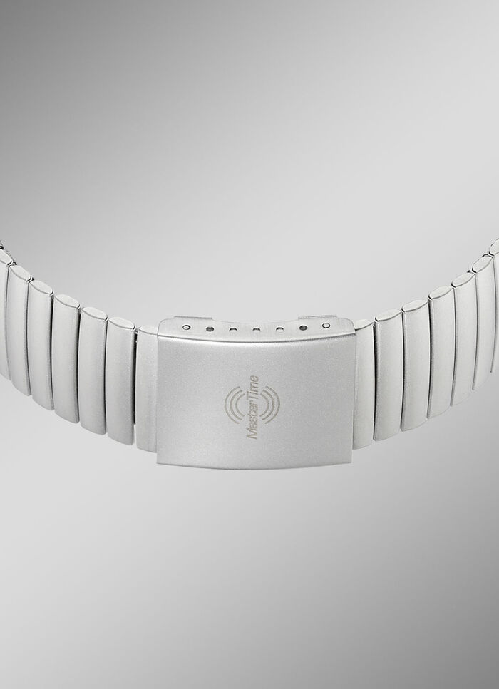 Master Time Funk-Herrenuhr mit Edelstahlzugband