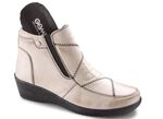 Gemini, bequeme Damen-Boots, Weite H, mit herausnehmbarem Fussbett KIESEL