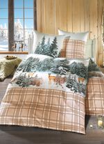 &laquo;irisette&raquo; Bettw&auml;sche-Garnitur Winterlandschaft 