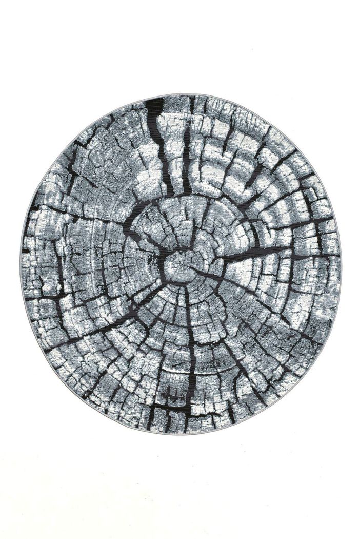 Teppich im naturnahen Baumstamm-Design 