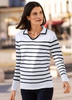 Pullover mit nachhaltig recycelter Baumwolle 