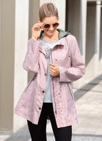 Funktionsjacke mit abnehmbarer Kapuze 