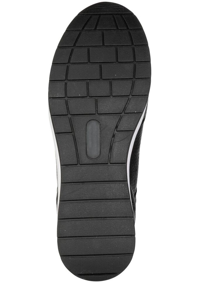 ELENA EDEN, bequeme Damen-Sneaker, Weite H, mit herausnehmbarem Fussbett SCHWARZ