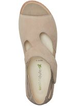 Waldl&auml;ufer, bequeme Damen-Sandalen, Weite H, mit herausnehmbarem Fussbett SAND