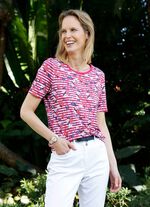 Shirt im modischen Druck-Mix 