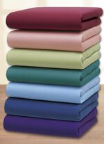 Spannbetttücher aus hochwertiger Microfaser-Qualität HELLBLAU