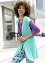 Gilet in verschlussloser Form 