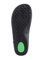 Sandale mit Kontrastnähten SCHWARZ