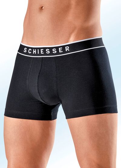 Schiesser Dreierpack Pants mit Elastikbund 