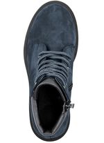 Andrea Conti Schn&uuml;r-Stiefelette aus bestem Nubukleder SCHWARZ