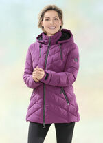 Funktionsjacke mit abnehmbarer Kapuze 