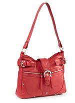Laurina, Tasche, Damen, aus Leder RUBINROT