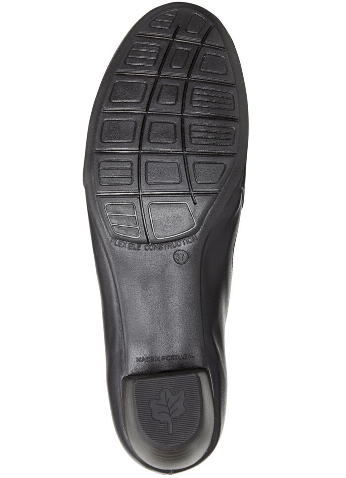 ELENA EDEN, eleganter Damen-Trotteur, Weite G, mit herausnehmbarem Fussbett SCHWARZ