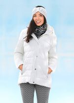 Funktionsjacke mit abnehmbarer Kapuze 