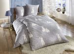Bettw&auml;sche-Garnitur aus dem Hause irisette GRAU