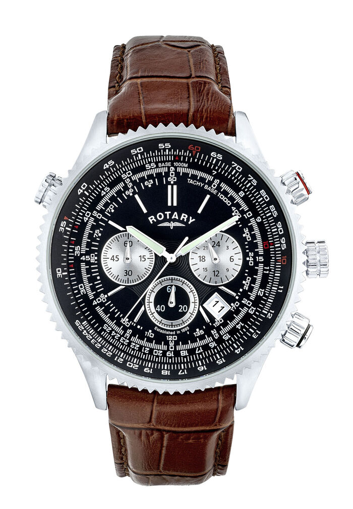 Klassischer Chronograph mit Edelstahlgeh&auml;use 