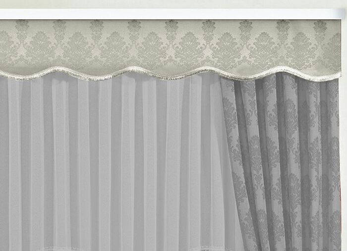 Apart gebogte Vorhangbord&uuml;re 