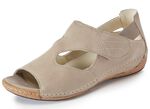 Waldl&auml;ufer, bequeme Damen-Sandalen, Weite H, mit herausnehmbarem Fussbett SAND