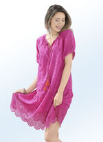 Kleid mit Lochstickerei, aus reiner Baumwolle 