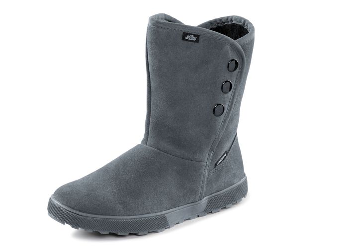 Stiefelette aus Veloursleder 