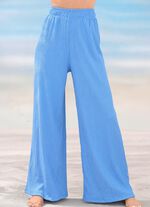 Laurina Set: Bluse + Hose BLAU