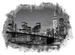 3D-Wand-Tattoo New York mit beeindruckendem 3D-Effekt 