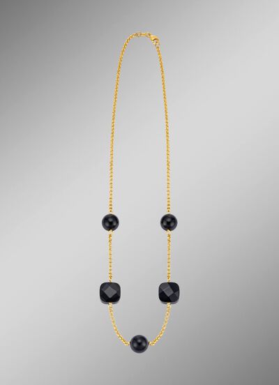 Halskette mit echtem Achat 