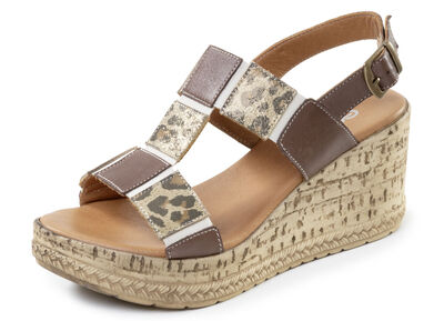 Gemini, trendige Damen-Sandaletten, Weite G, aus Leder 