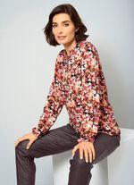 Schlupfbluse mit Floralprint 