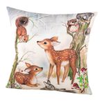 Kissenbezug mit bezaubernden Winterszenen 