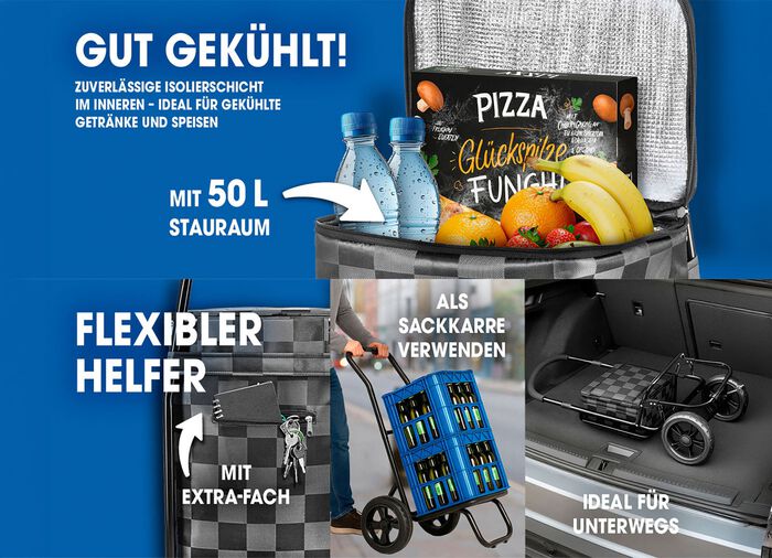 EASYmaxx Einkaufsroller 