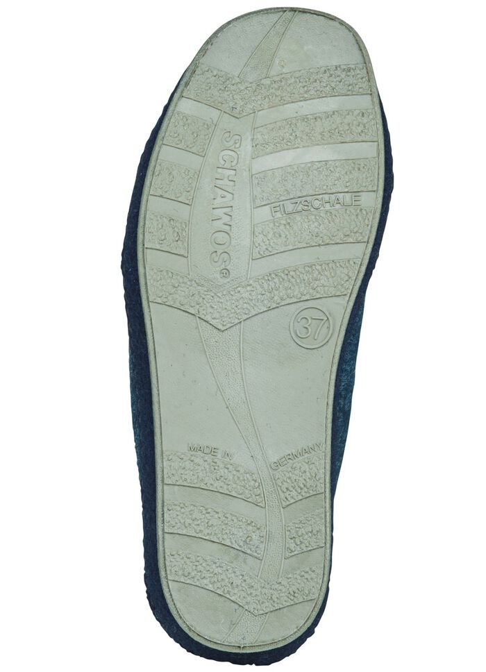 Atmungsaktive Damen-Hausschuhe, mit Schurwolle 