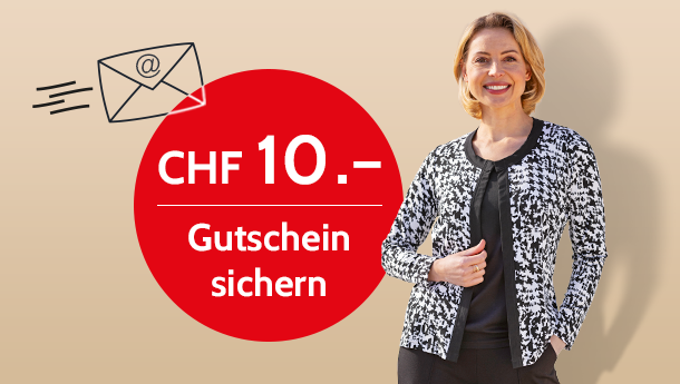 Newsletter 10 CHF Gutschein