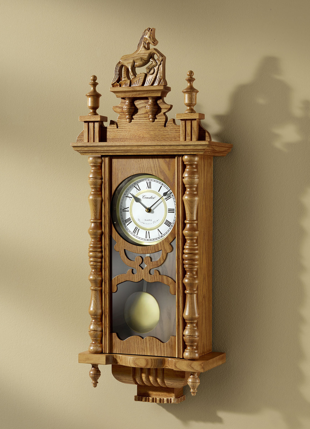 Wanduhr mit Pferd CORNELiA